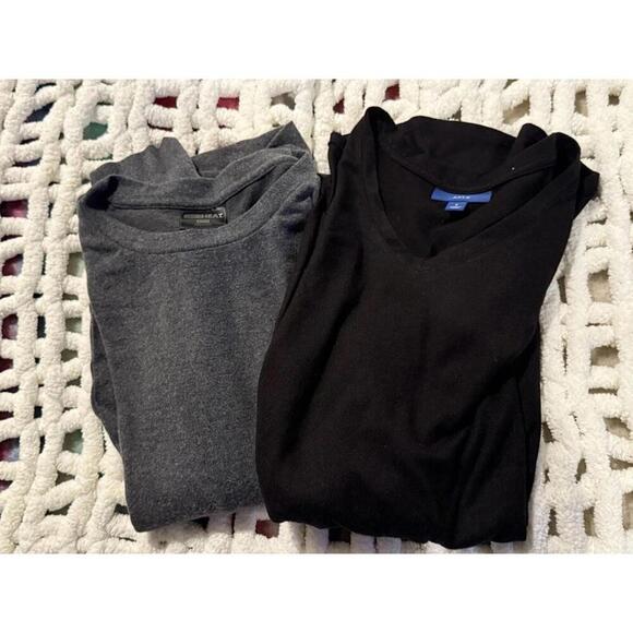 Set Of 2 NWOT Nine West And 32 Degrees Soft Long Sleeve Layering Tees Small - Picture 1 of 9